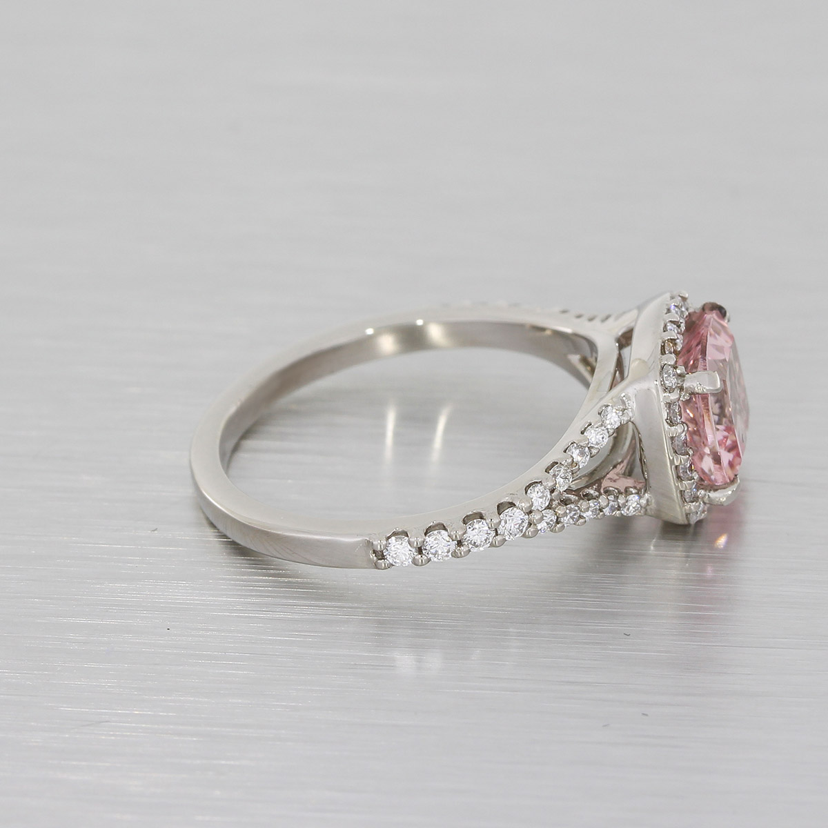 Split shank morganite on sale ring